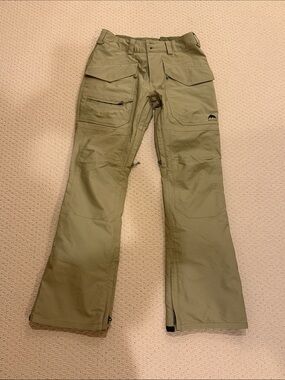 Burton Khaki Cargo Snow Pants